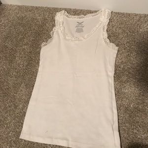 White tank top